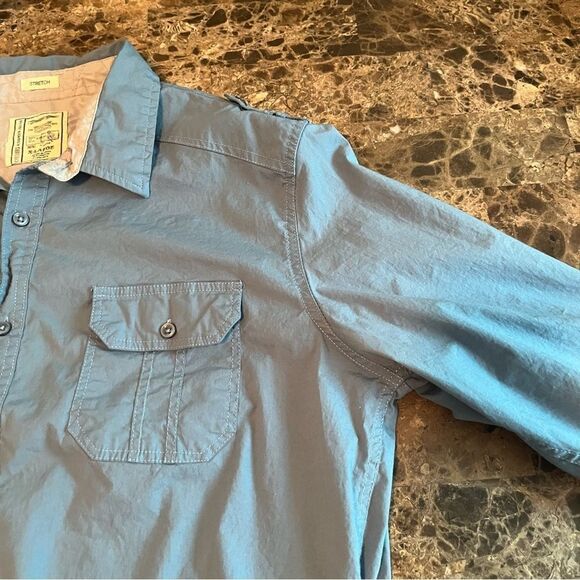 Colours by Alexander Julian Mens XL button down shirt blue​​​ - Picture 12 of 16